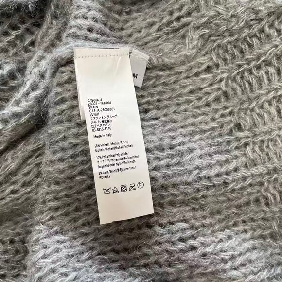 Anagram Knit Sweater with Knitted Sleeves - Picture 12 of 12